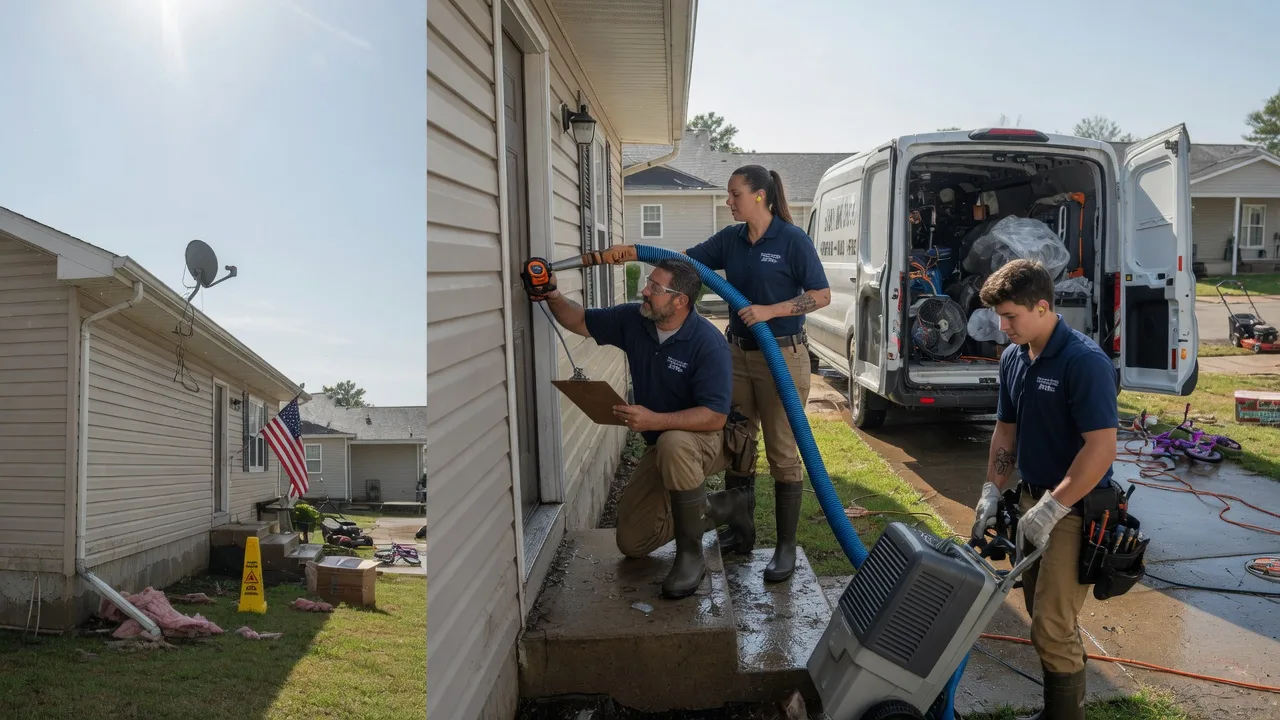 Ceiling Water Damage Restoration in Booneville, MS near me
